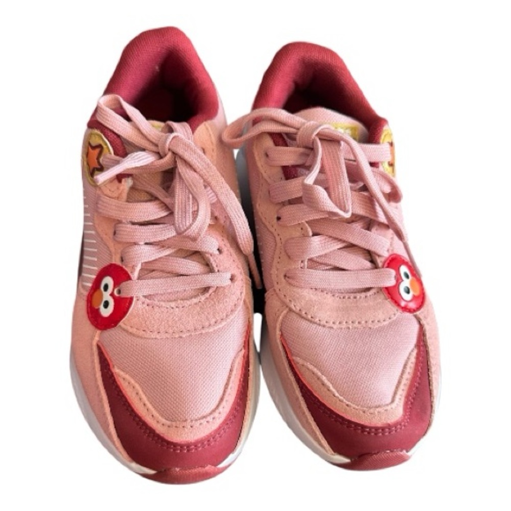 Puma Pink and Burgundy Kids Sneakers - Picture 3 of 7
